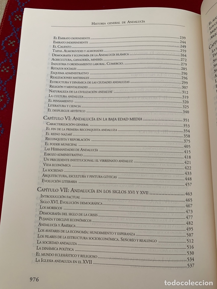 Libros de segunda mano: Historia general de Andaluc&iacute;a. Jos&eacute; Manuel Cuenca Toribio. - Foto 8