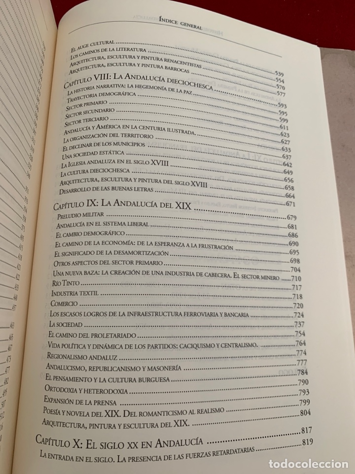 Libros de segunda mano: Historia general de Andaluc&iacute;a. Jos&eacute; Manuel Cuenca Toribio. - Foto 9