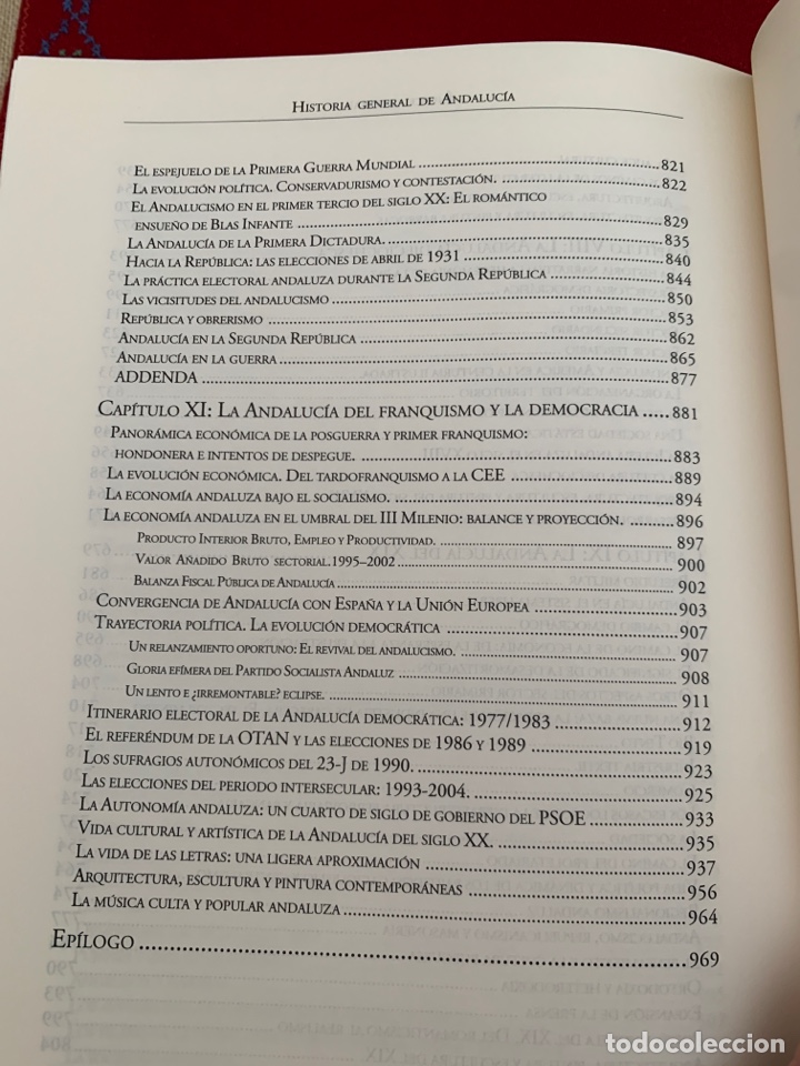 Libros de segunda mano: Historia general de Andaluc&iacute;a. Jos&eacute; Manuel Cuenca Toribio. - Foto 10