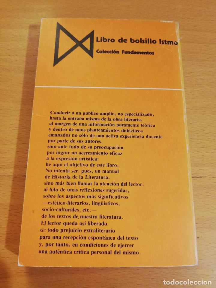 Libros de segunda mano: INTRODUCCI&Oacute;N A LA LITERATURA ESPA&Ntilde;OLA A TRAV&Eacute;S DE LOS TEXTOS (VV. AA.) - Foto 4