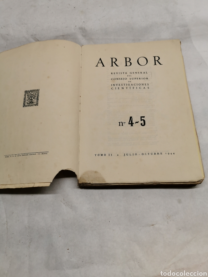 Libros de segunda mano: Arbor - Foto 2