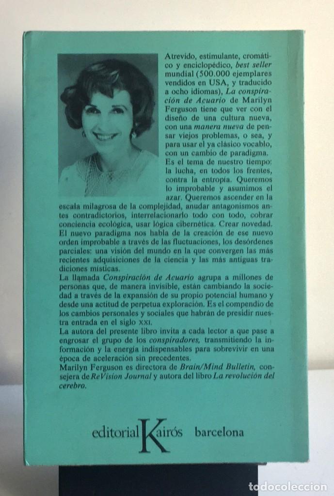 Libros de segunda mano: LA CONSPIRACI&Oacute;N DE ACUARIO. Marilyn Ferguson - Foto 2