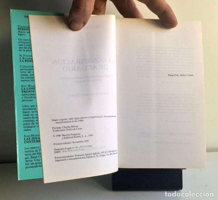 Libros de segunda mano: LA CONSPIRACI&Oacute;N DE ACUARIO. Marilyn Ferguson - Foto 4