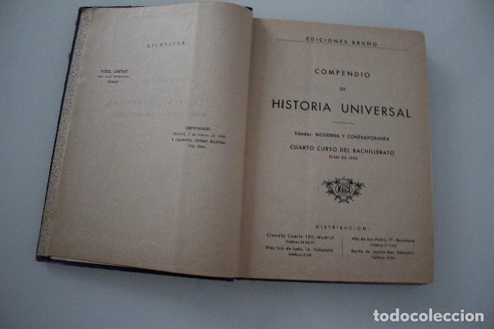 Libros de segunda mano: HISTORIA UNIVERSAL CUARTO CURSO PLAN 53 EDICIONES BRU&Ntilde;O - Foto 2