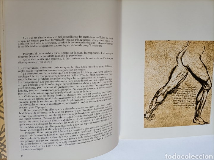 Libros de segunda mano: Leonard de Vinci Dessins Anatomiques Jean Mathe . Libro en franc&eacute;s - Foto 6