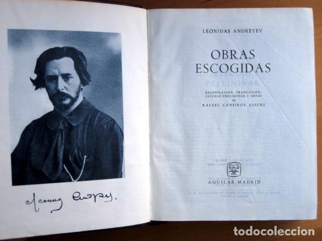 Libros de segunda mano: Obras escogidas, de Leonidas Andreyev - Foto 3