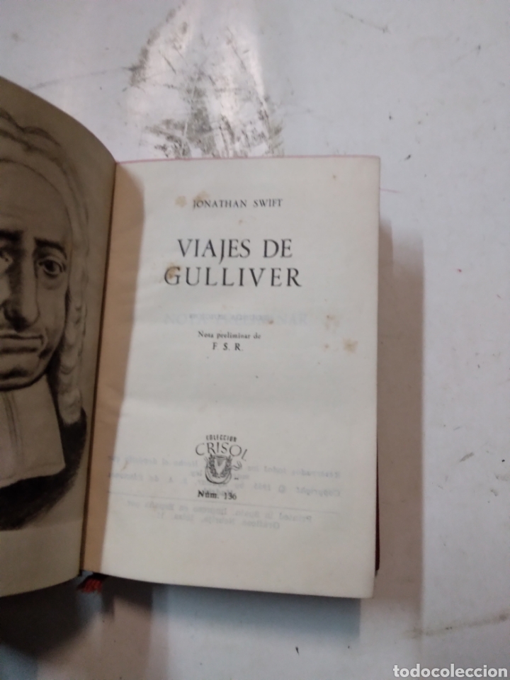 Libros de segunda mano: Jonathan Swift, Viajes de Guillermo,Crisol - Foto 2