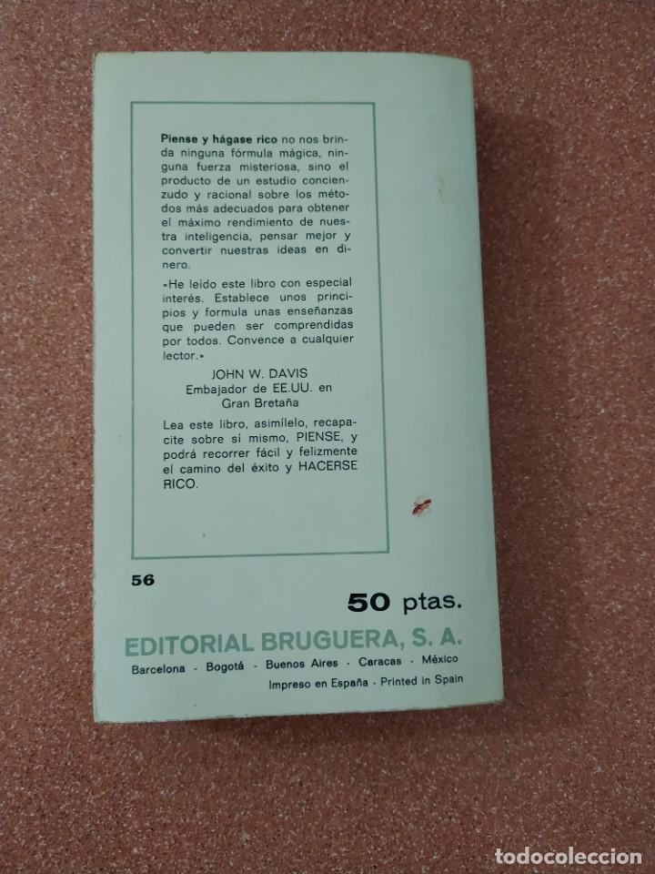 Libros de segunda mano: Piense y H&aacute;gase Rico, Napole&oacute;n Hill - Foto 2