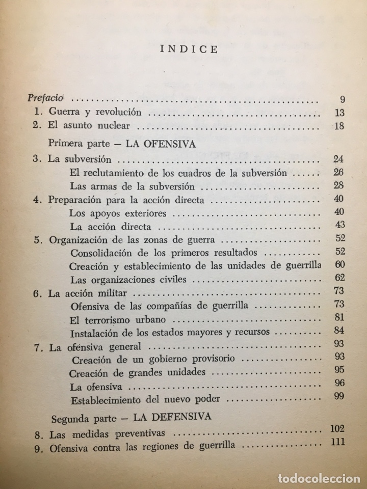 Libros de segunda mano: GUERRA, SUBVERSI&Oacute;N, REVOLUCI&Oacute;N. Cnel. Trinquier - Foto 5