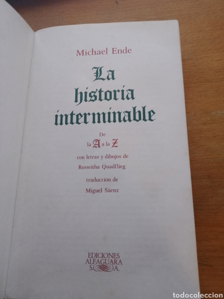 Libros de segunda mano: MICHAEL ENDE - LA HISTORIA INTERMINABLE - Foto 4
