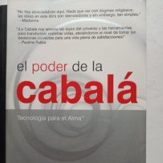 Libros de segunda mano: EL PODER DE LA CABAÑA TECNOLOGÍA PARA EL ALMA YEUDA BERG. Lote 313020553