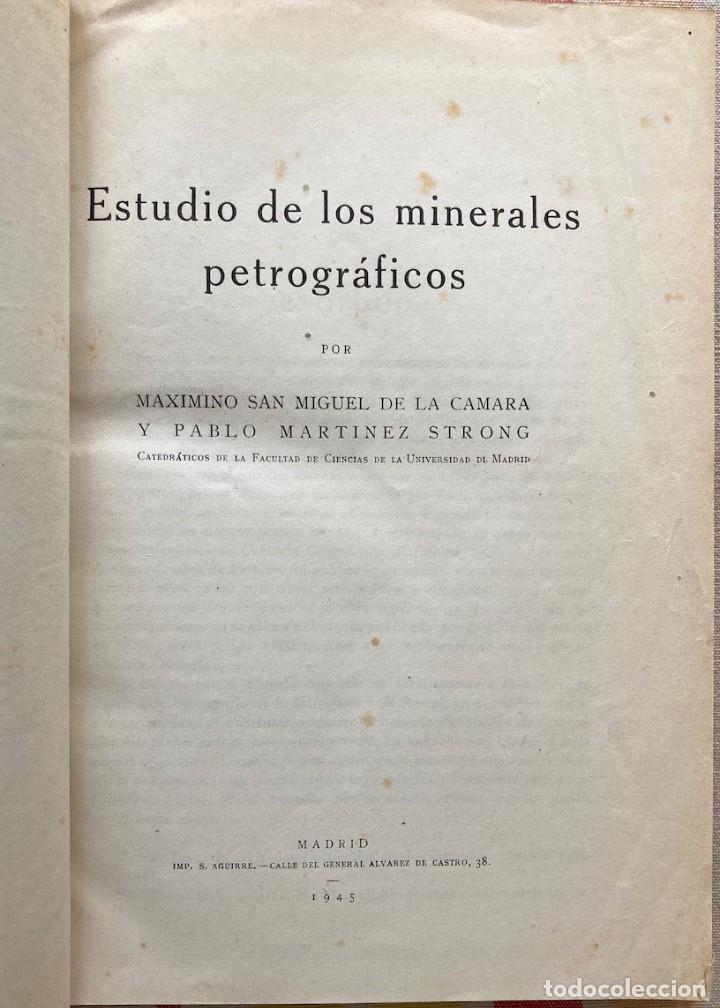 Libros de segunda mano: Estudio de los minerales petrogr&aacute;ficos - Foto 3