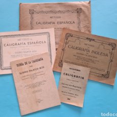 Libros de segunda mano: METODO DE CALIGRAFIA ESPAÑOLA E INGLESA - SILVERIO PALAFOX BOIX - SOBRE + 4 PIEZAS - VER FOTOS. Lote 313163523