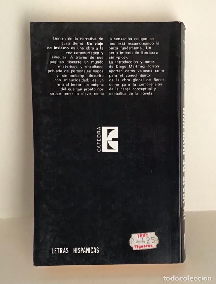Libros de segunda mano: UN VIAJE DE INVIERNO, JUAN BENET - Foto 2