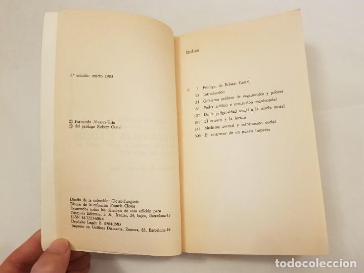 Libros de segunda mano: 1a ed. Miserables y locos. Fernando &Aacute;lvarez-Uria. - Foto 4