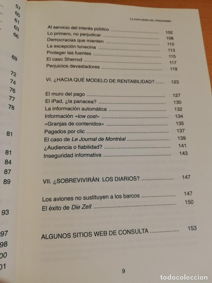 Libros de segunda mano: LA EXPLOSI&Oacute;N DEL PERIODISMO (IGNACIO RAMONET) - Foto 5