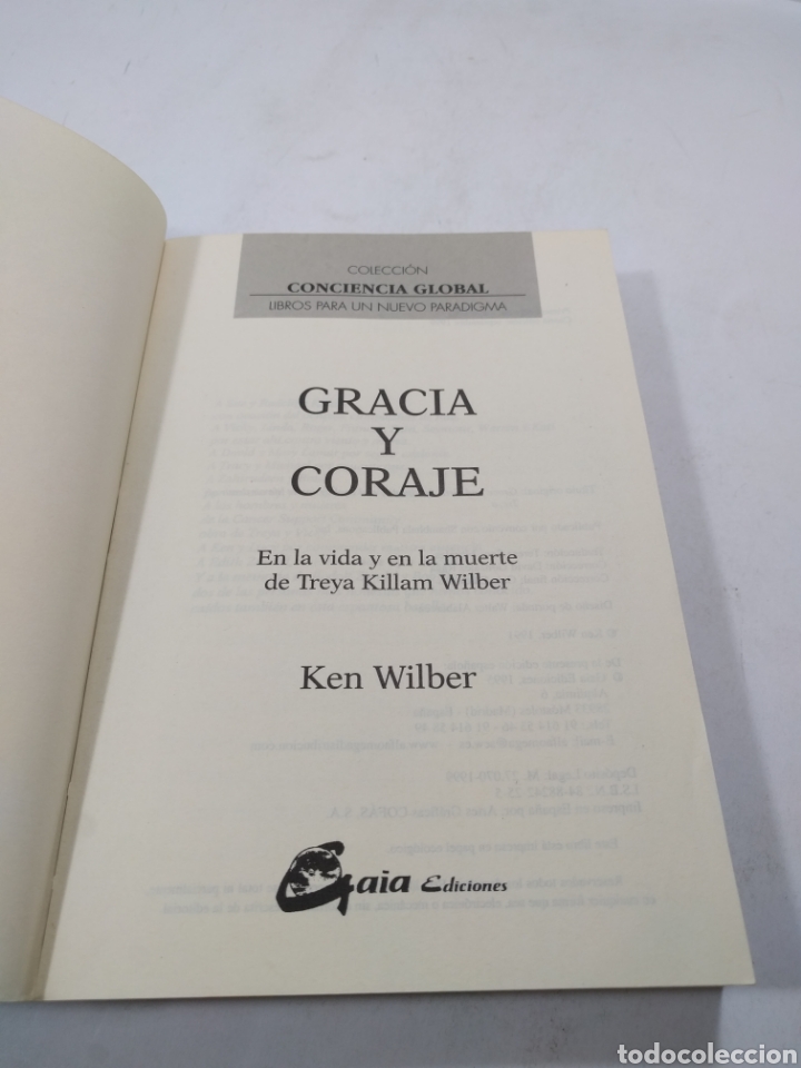 Libros de segunda mano: Gracias y coraje. Ken Wilber. Gaia - Foto 2