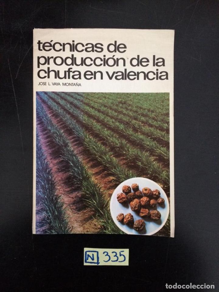 Libros de segunda mano: T&eacute;cnicas de producci&oacute;n de la chufa en valencia - Foto 1