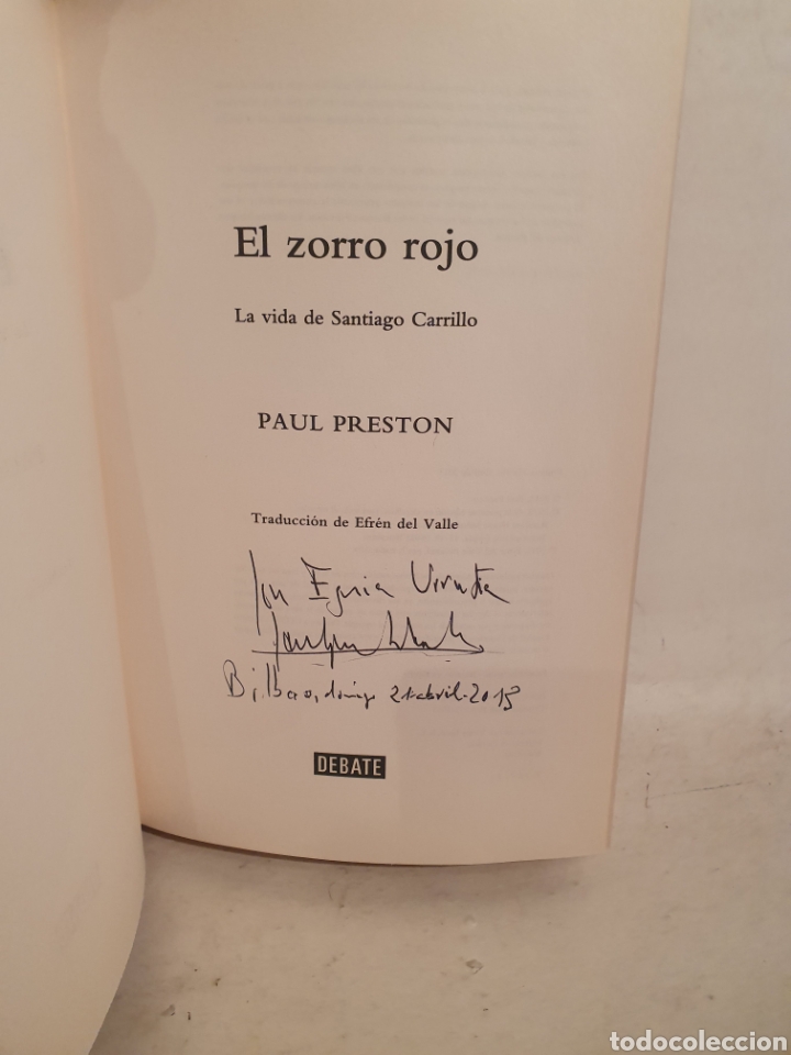 Libros de segunda mano: EL ZORRO ROJO. PAUL PRESTON. DEBATE 2013. - Foto 2