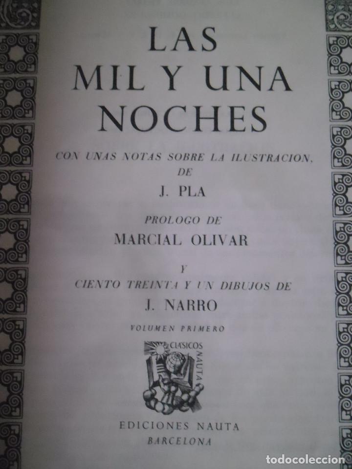 Libros de segunda mano: LIBRO LAS MIL Y UNA NOCHES - EDICIONES NAUTA (1967) - Foto 3