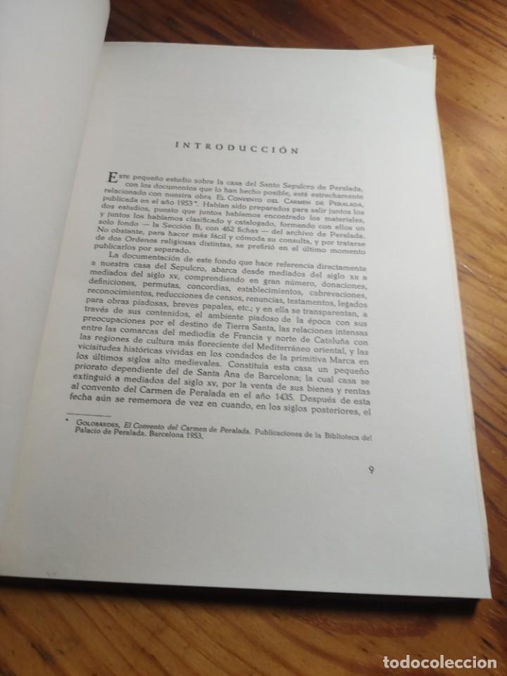 Libros de segunda mano: MIGUEL GOLOBARDES: - EL SEPULCRE DE PERALADA . (PALACIO PERALADA, 1955) - Foto 7