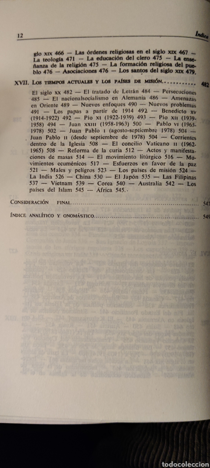 Libros de segunda mano: Historia de la Iglesia. Ludwig Hertling - Foto 8