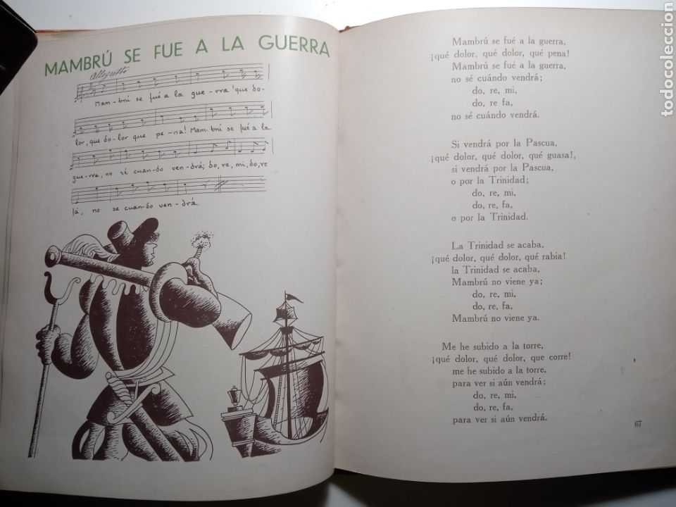 Libros de segunda mano: Canciones infantiles. M. Rodrigo. E. Fortun - Foto 5