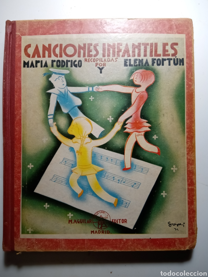 Libros de segunda mano: Canciones infantiles. M. Rodrigo. E. Fortun - Foto 1