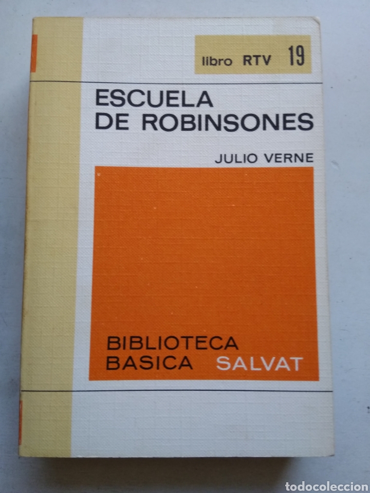 Libros de segunda mano: ESCUELA DE ROBINSONES/JULIO VERNE - Foto 1