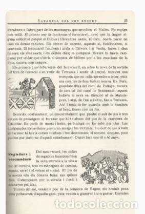Libros de segunda mano: SABADELL DEL MEU RECORD - Marian Burgu&egrave;s - Foto 8