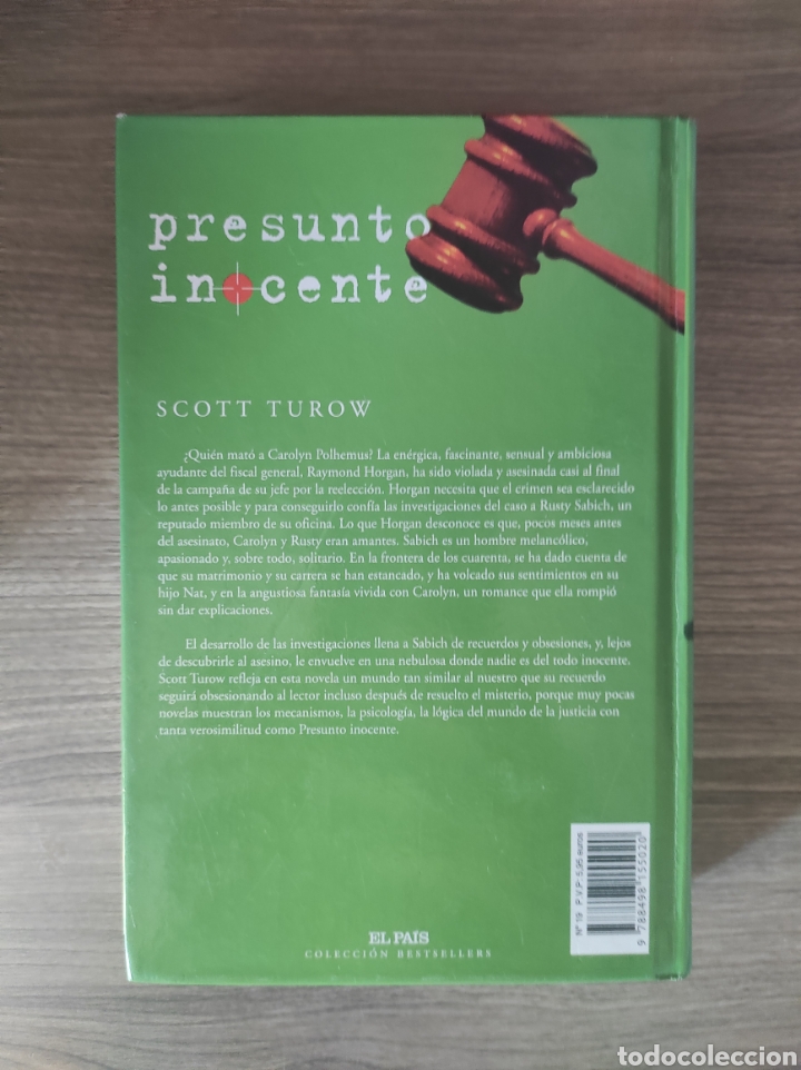 Libros de segunda mano: ~ LIBRO DE PRESUNTO INOCENTE, SCOTT TUROW ~ - Foto 2