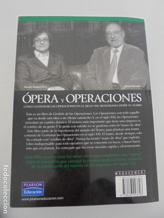 Libros de segunda mano: OPERA Y OPERACIONES. BEATRIZ MU&Ntilde;OZ SECA. JOSEP RIVEROLA. PEARSON EDUCACION 2007. - Foto 15