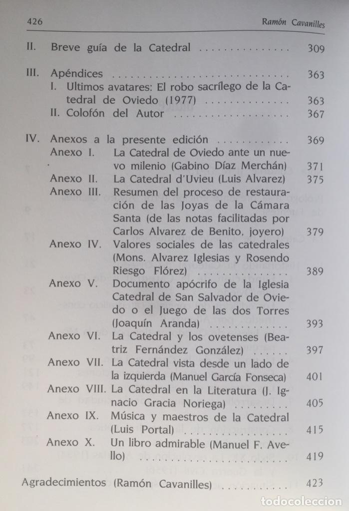 Libros de segunda mano: LA CATEDRAL DE OVIEDO - Ram&oacute;n Cavanilles - Foto 4
