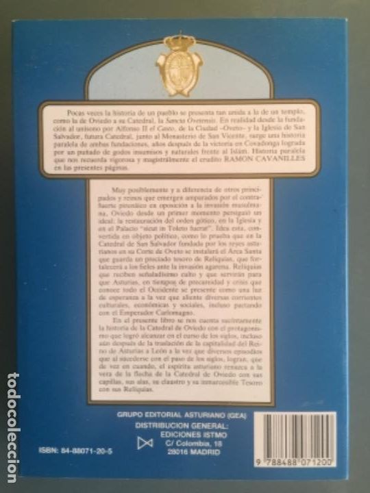 Libros de segunda mano: LA CATEDRAL DE OVIEDO - Ram&oacute;n Cavanilles - Foto 2