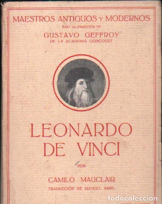 Libros de segunda mano: LEONARDO DE VINCI. MAUCLAIR, CAMILO. A-ART-4017 - Foto 1