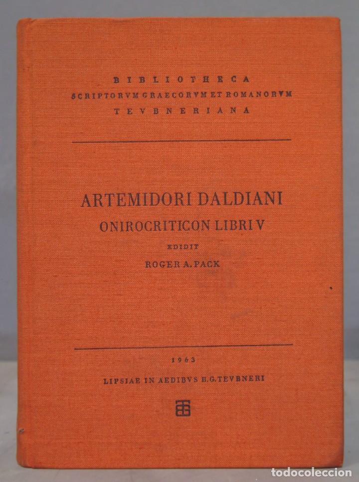Libros de segunda mano: Onirocriticon Libri V. Artemidori Daldiani - Foto 1
