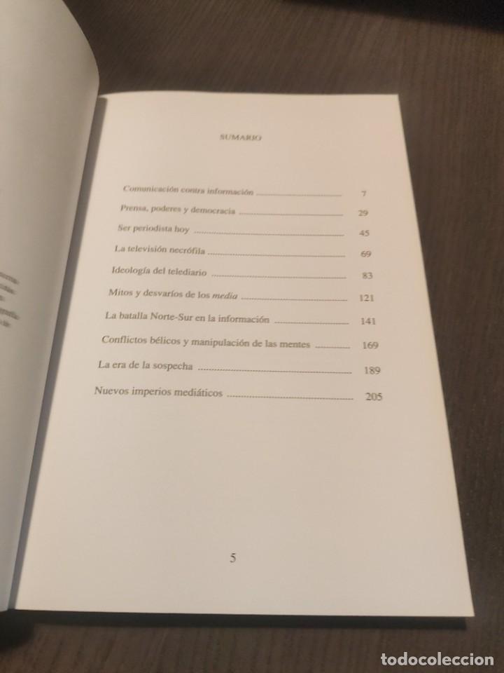 Libros de segunda mano: LA TIRAN&Iacute;A DE LA COMUNICACI&Oacute;N. IGNACIO RAMONET. ED. TEMAS DE DEBATE. - Foto 3