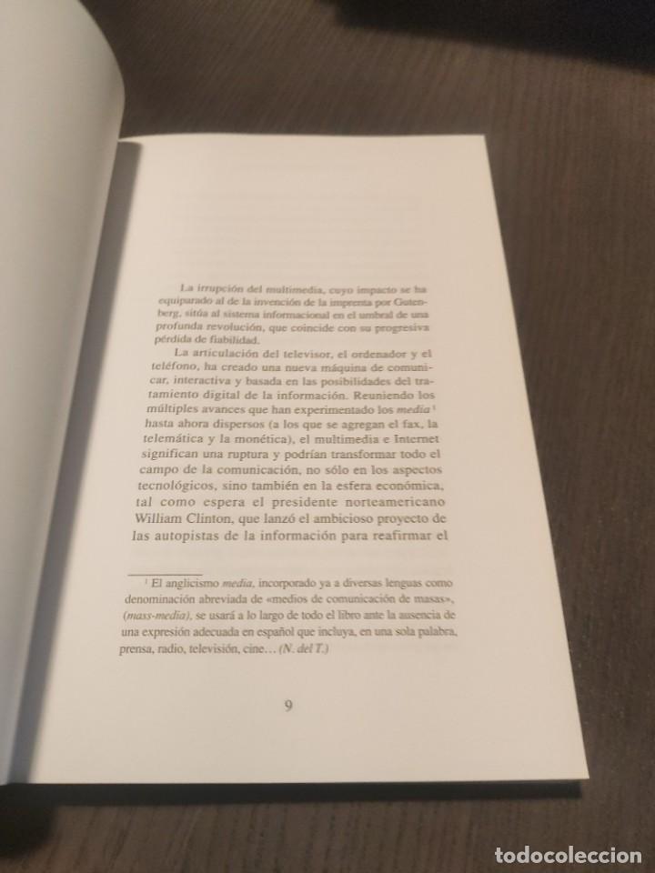 Libros de segunda mano: LA TIRAN&Iacute;A DE LA COMUNICACI&Oacute;N. IGNACIO RAMONET. ED. TEMAS DE DEBATE. - Foto 4