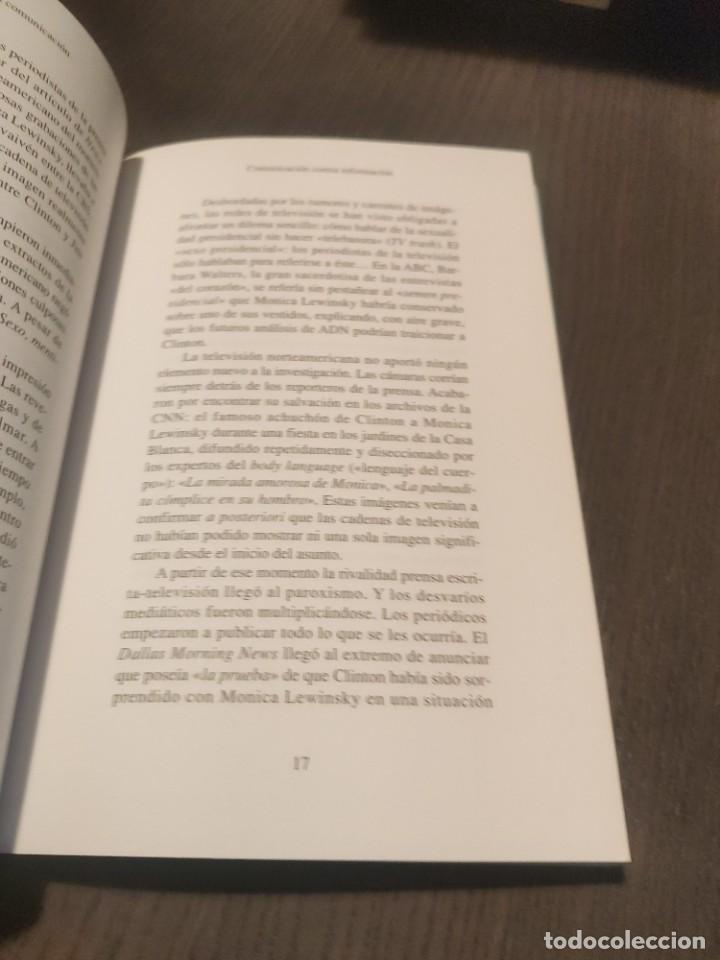 Libros de segunda mano: LA TIRAN&Iacute;A DE LA COMUNICACI&Oacute;N. IGNACIO RAMONET. ED. TEMAS DE DEBATE. - Foto 7