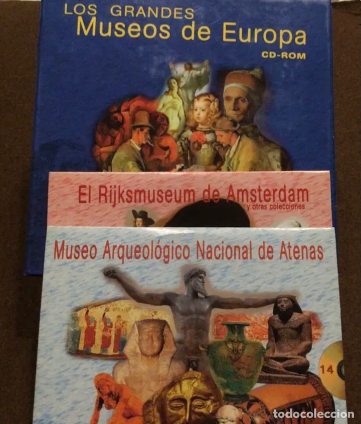 Libros de segunda mano: LOS GRANDES MUSEOS DE EUROPA. En 14 CD Rom - Foto 3