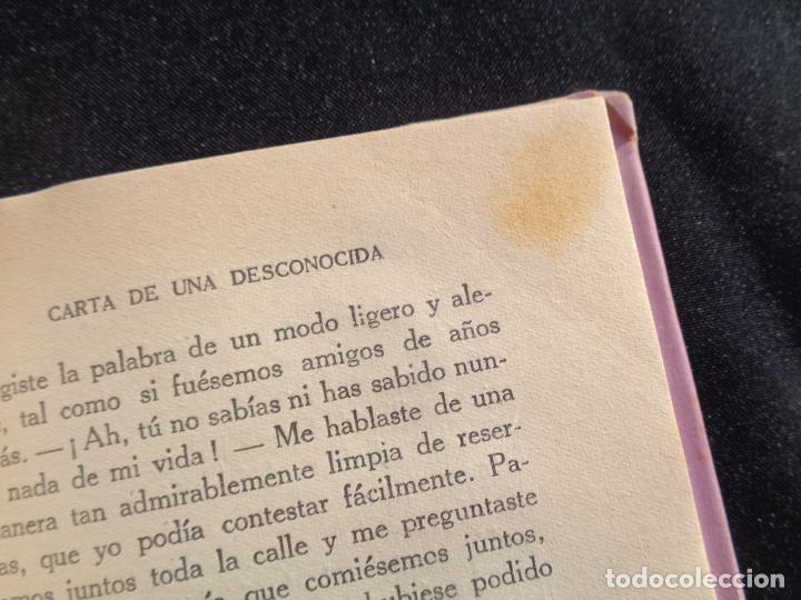 Libros de segunda mano: CARTA DE UNA DESCONOCIDA, STEFAN ZWEIG - Foto 3