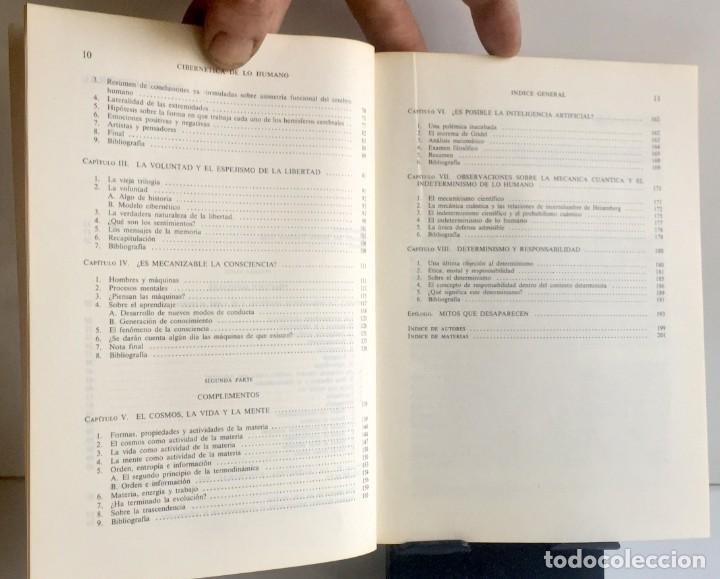 Libros de segunda mano: CIBERN&Eacute;TICA DE LO HUMANO. Luis Ruiz de Gopegui - Foto 5