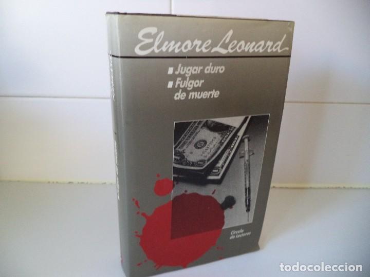 Libros de segunda mano: JUGAR DURO / FULGOR DE MUERTE - LEONARD, Elmore - Foto 1