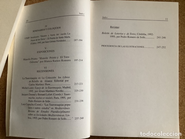 Libros de segunda mano: REVISTA DE ESTUDIOS TAURINOS. N&ordm; 3. 1996 - Foto 3