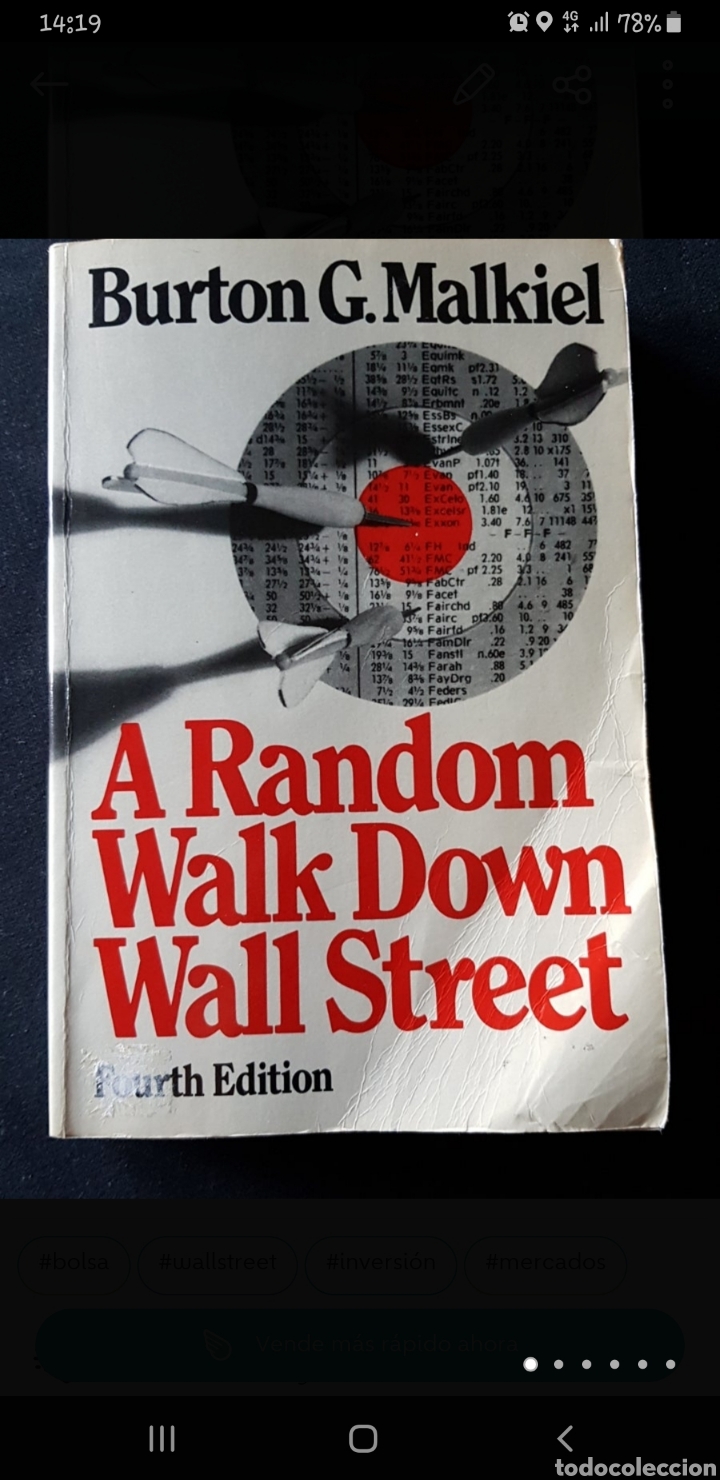 a random walk down wall street burton g. malkie - Buy Other used books  about sciences, manuals and trades on todocoleccion