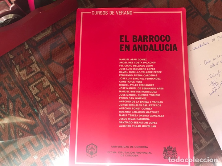 Libros de segunda mano: El barroco en Andaluc&iacute;a. Tomo I. Cursos de verano. Cordoba 1983