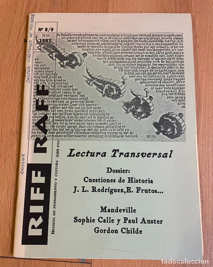 Libros de segunda mano: RIFF RAFF, LECTURA TRANSVERSAL, - Foto 1