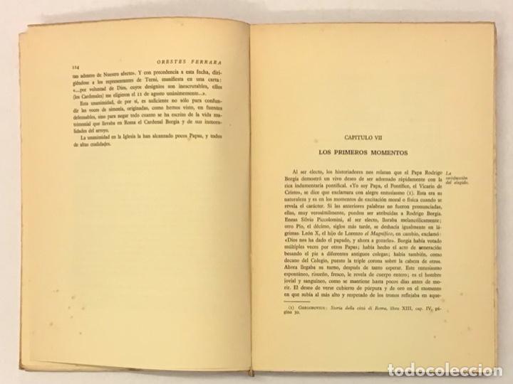 Libros de segunda mano: EL PAPA BORGIA. - FERRARA, Orestes. - Foto 3