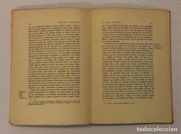 Libros de segunda mano: EL PAPA BORGIA. - FERRARA, Orestes. - Foto 4