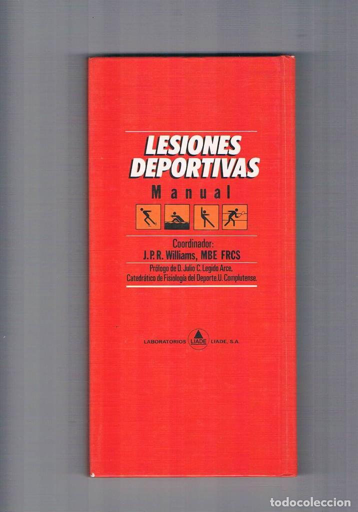 Libros de segunda mano: Lesiones deportivas Laboratorios Liade 1988 **- - Foto 2